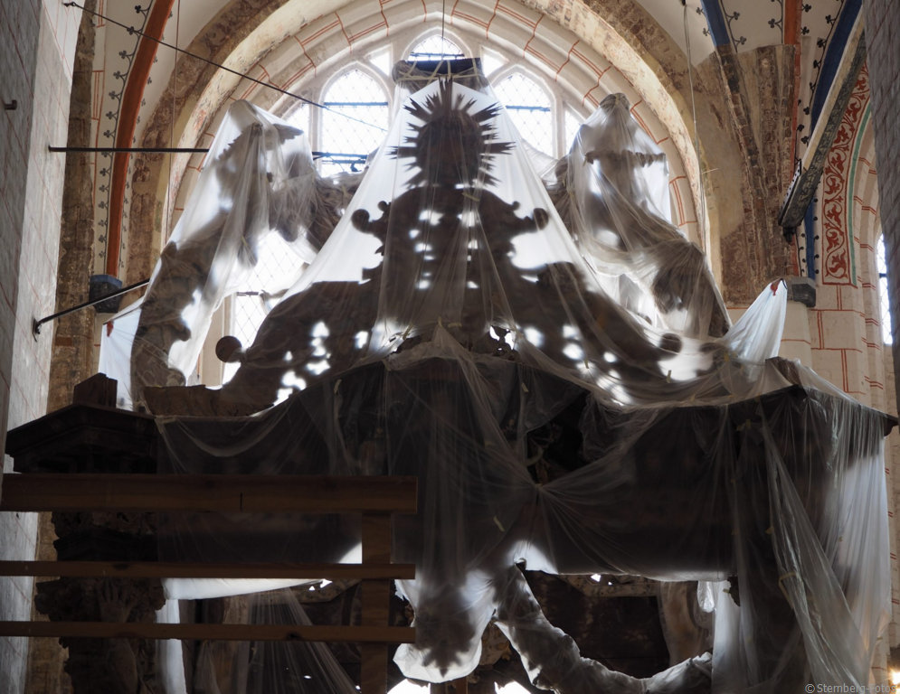 2106055, Stralsund / St. Nikolaikirche, 14. Jahrh. (Turmhaube 1667)